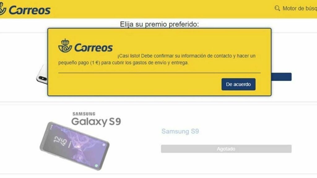 fraude correos